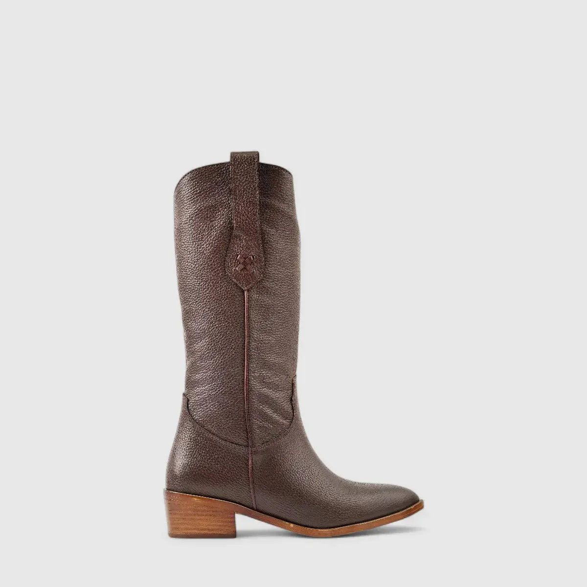 Sofia Mare Leather Boot Brown 11561