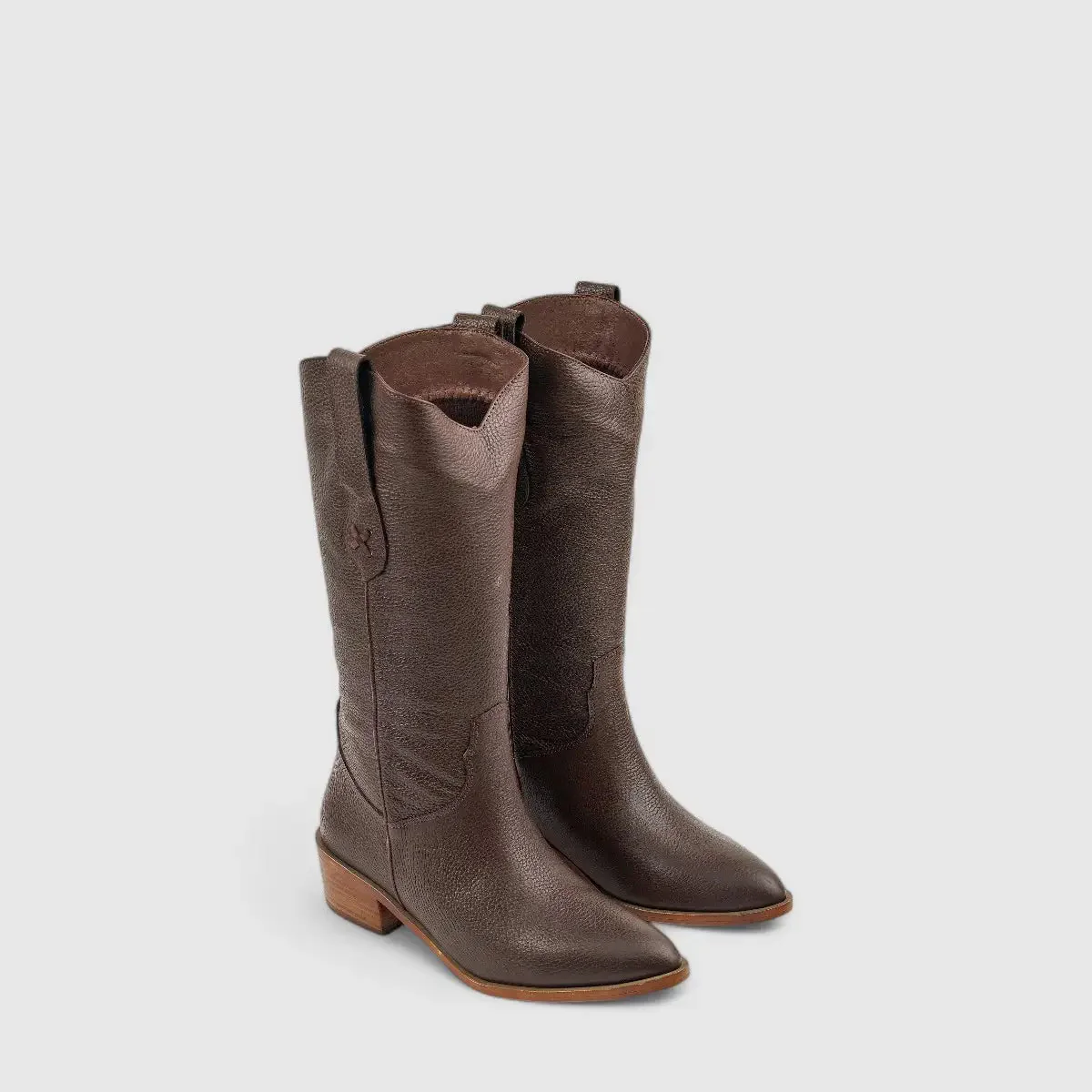 Sofia Mare Leather Boot Brown 11561 - Image 2