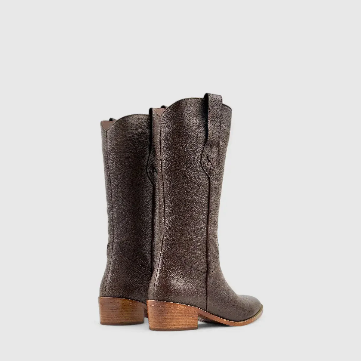 Sofia Mare Leather Boot Brown 11561 - Image 3