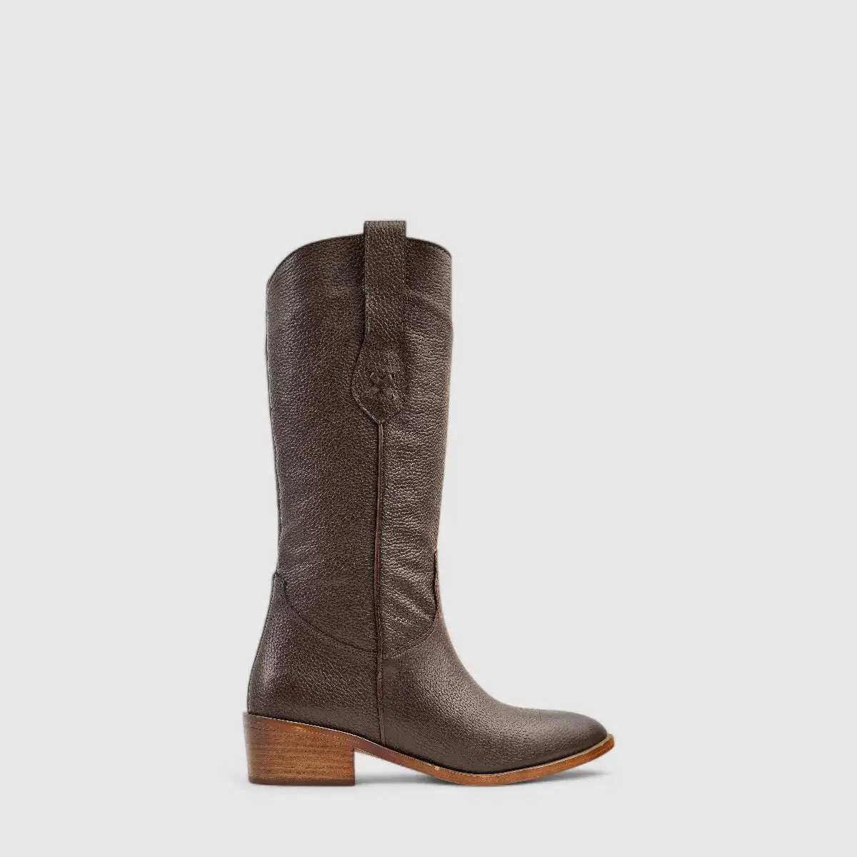Sofia Mare Leather Boot Brown 11561 - Image 5