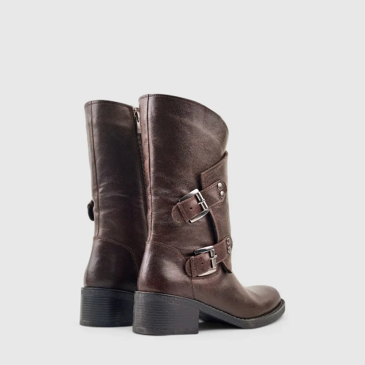 Sofia Mare Leather Boot Brown 11782 - Image 3