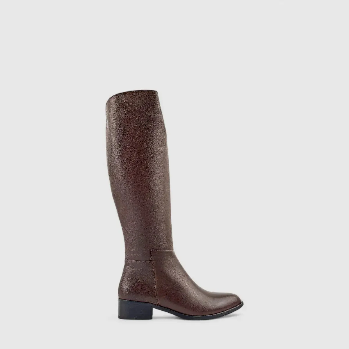Sofia Mare Leather Boot Brown 9713