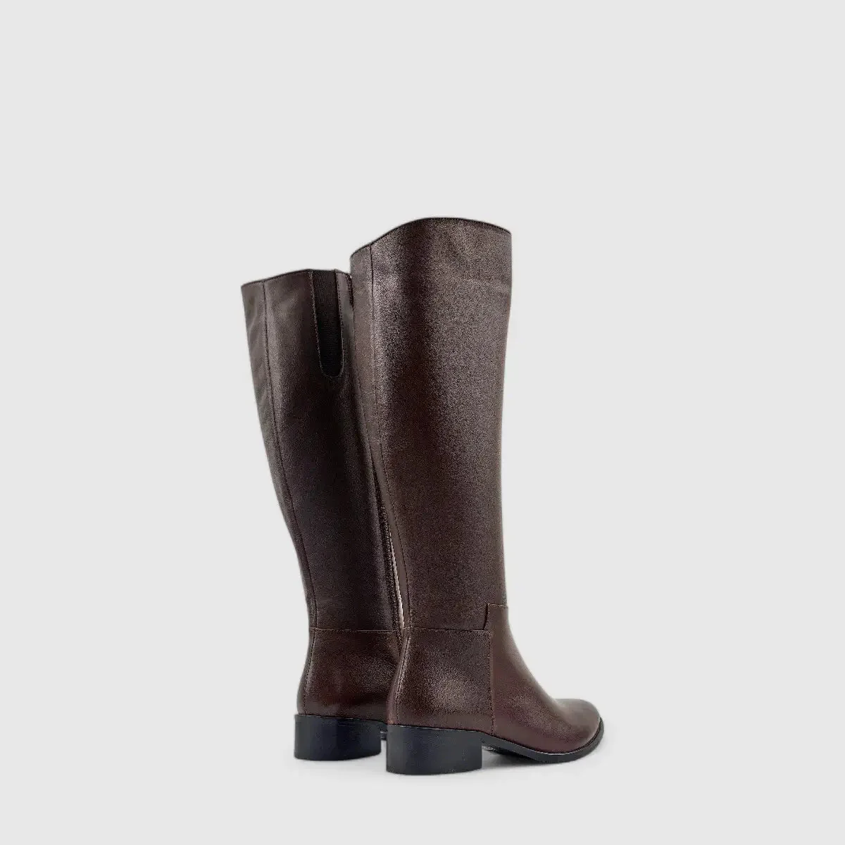 Sofia Mare Leather Boot Brown 9713 - Image 3