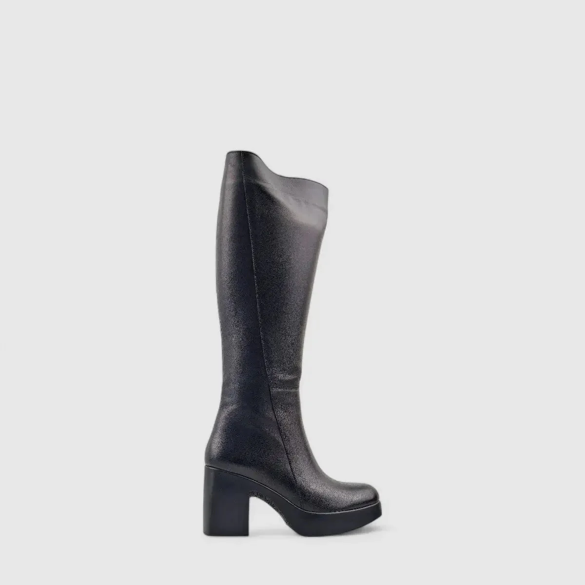 Sofia Mare Leather Long Boot Black 11078 - Image 5