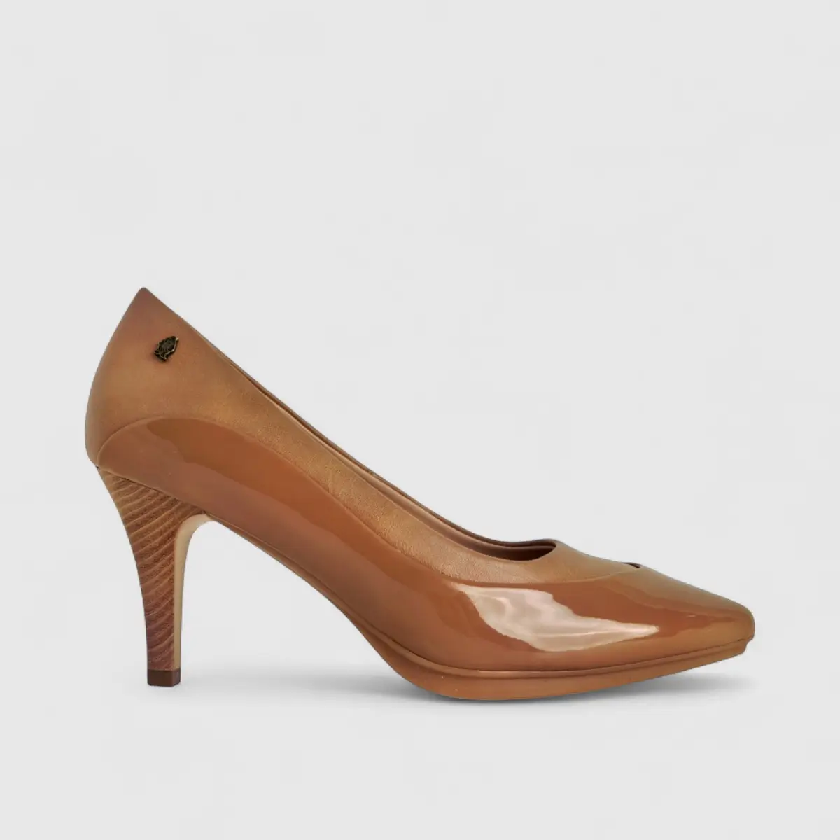 Hush Puppies Soft Style Ladies Court Shoe Philana SSL015640 Dark Beige SS269