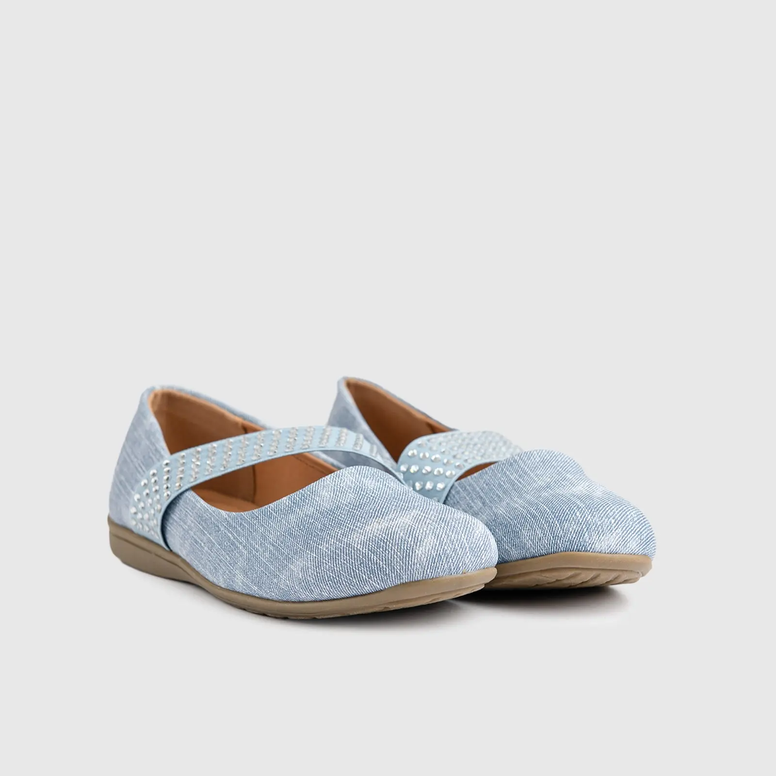 Soft Style Dominga Pump 01455 Light Denim - Image 2