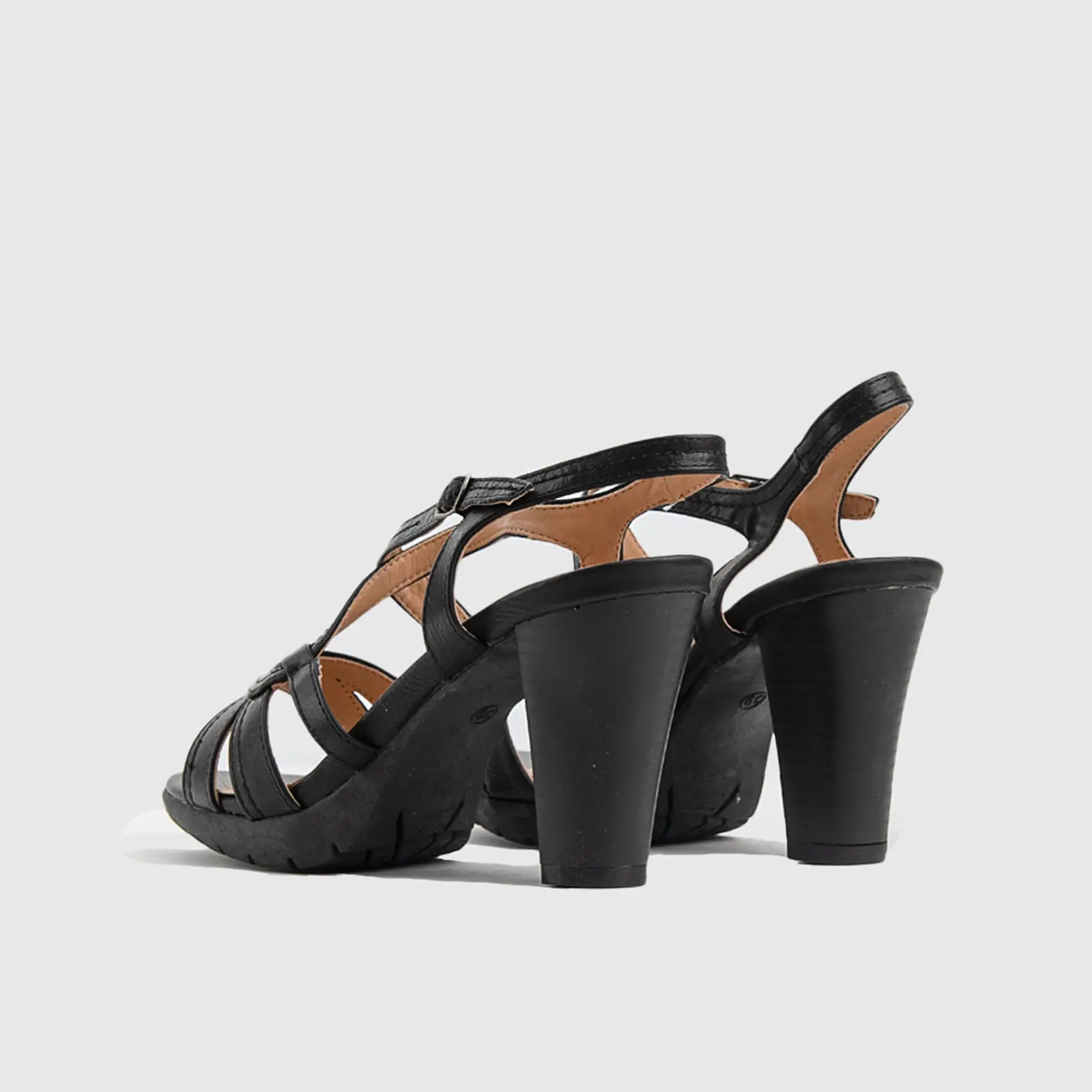 Hush Puppies Soft Style Ladies Comfort Block Heel Sandal Evette SSL01197 Black SS316 - Image 4
