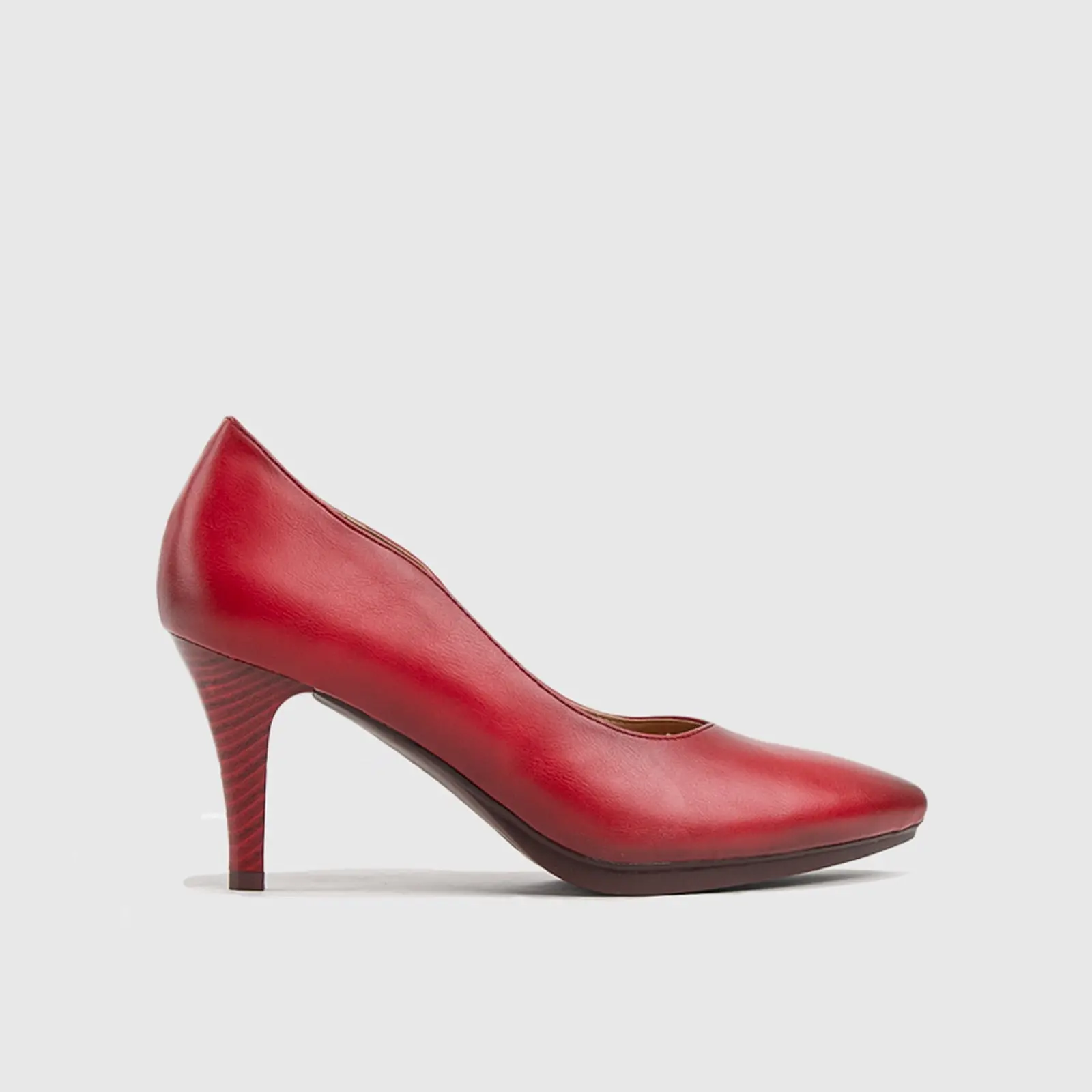Hush Puppies Soft Style Ladies Comfort Court Phillipa SSL01405 Red SS292