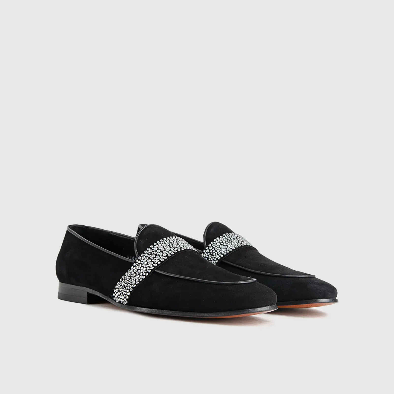 Statement Dress Loafers 1002 Black Suede - Image 3