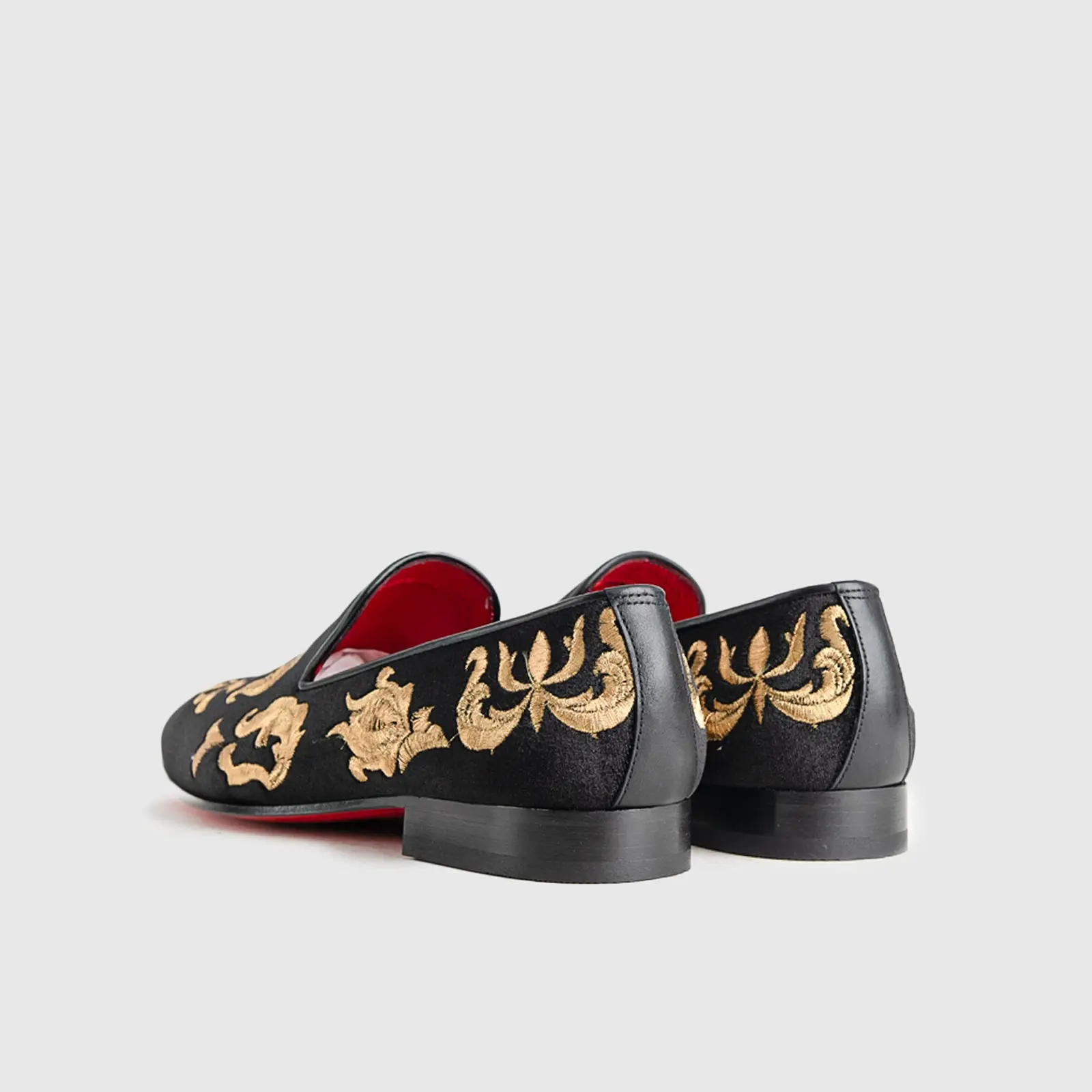 Statement Dress Loafers 1214 Black/Gold - Image 4