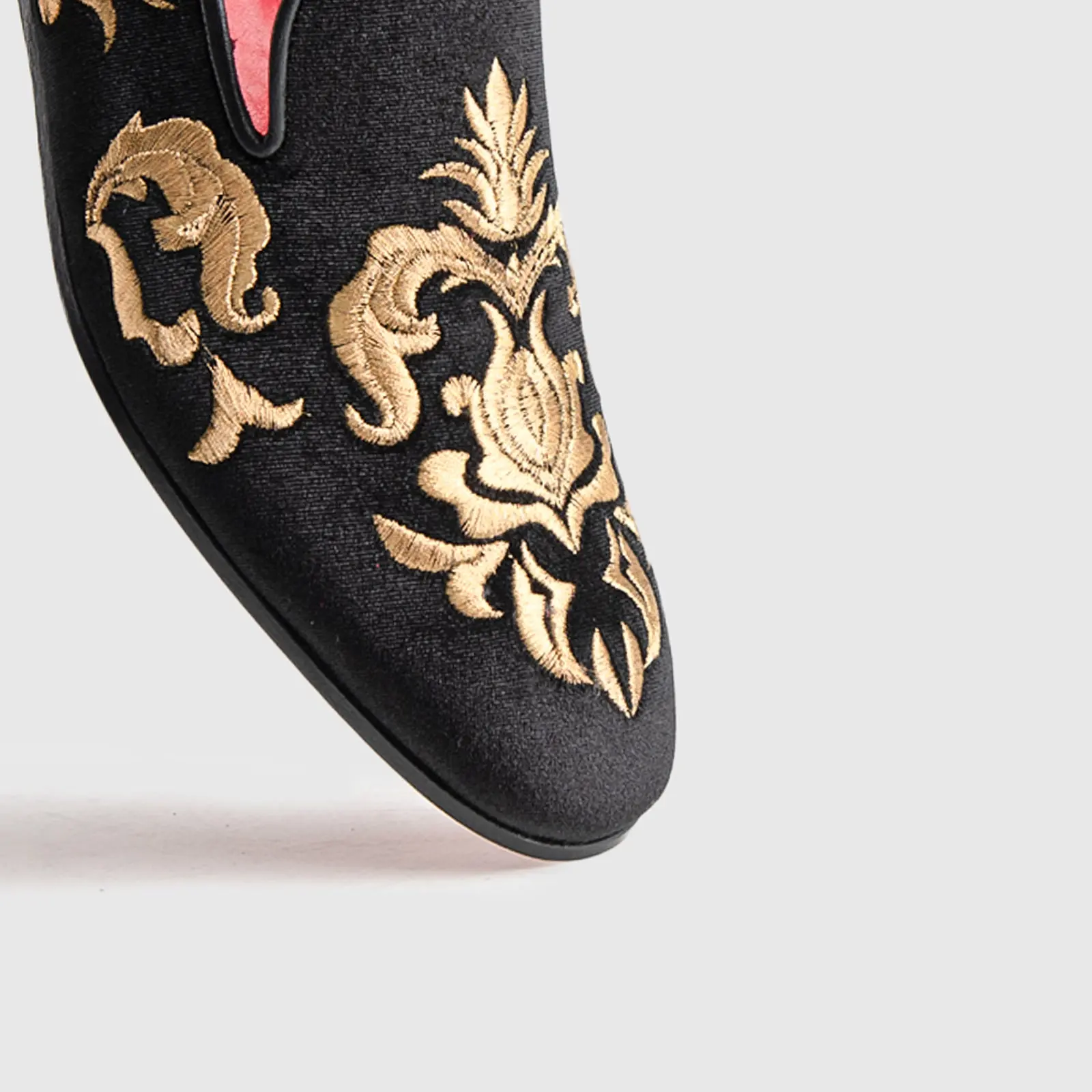 Statement Dress Loafers 1214 Black/Gold - Image 5