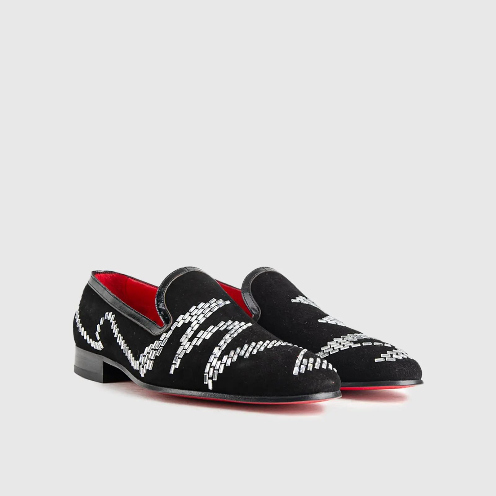 Statement Dress Loafers 1806 Black Suede - Image 3