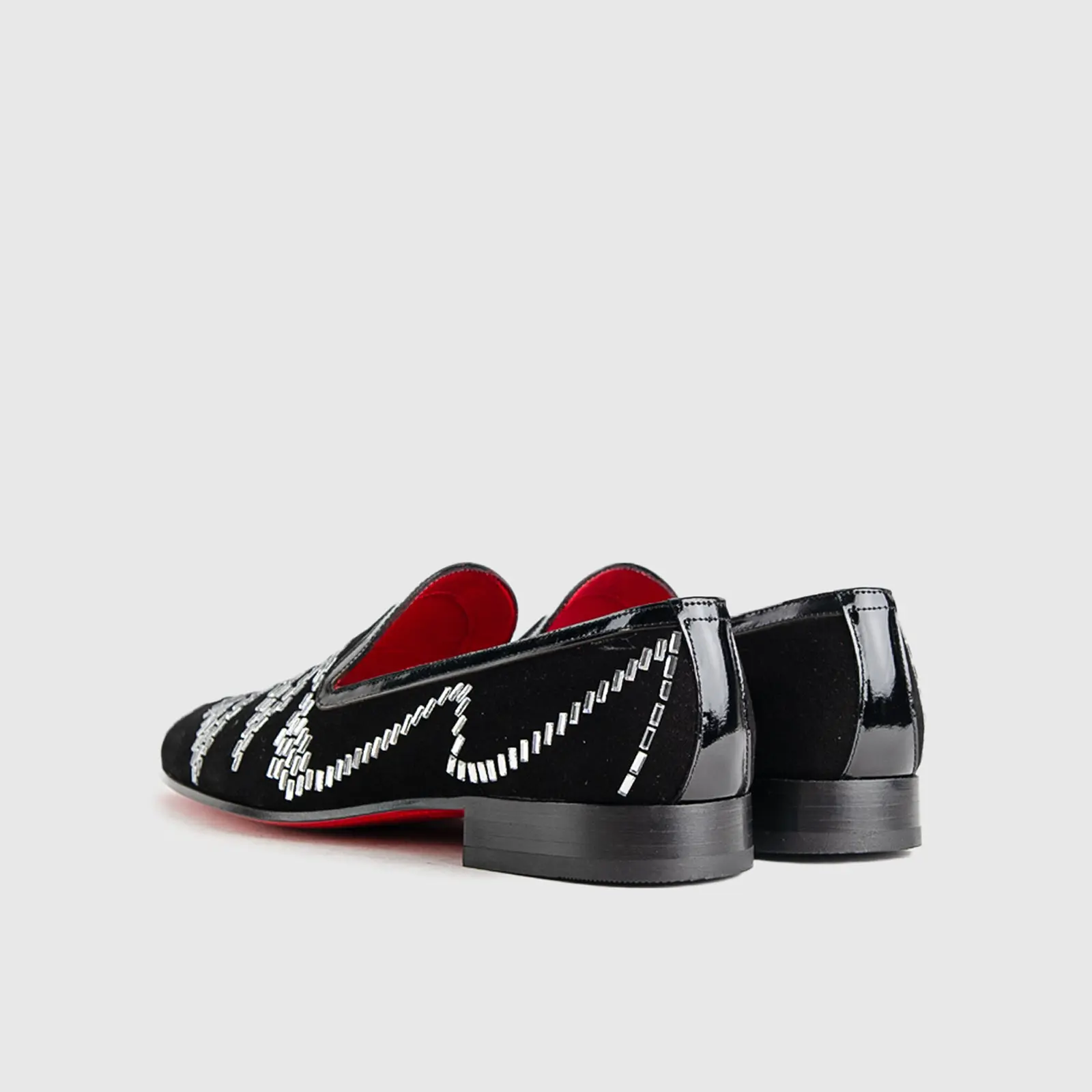 Statement Dress Loafers 1806 Black Suede - Image 4