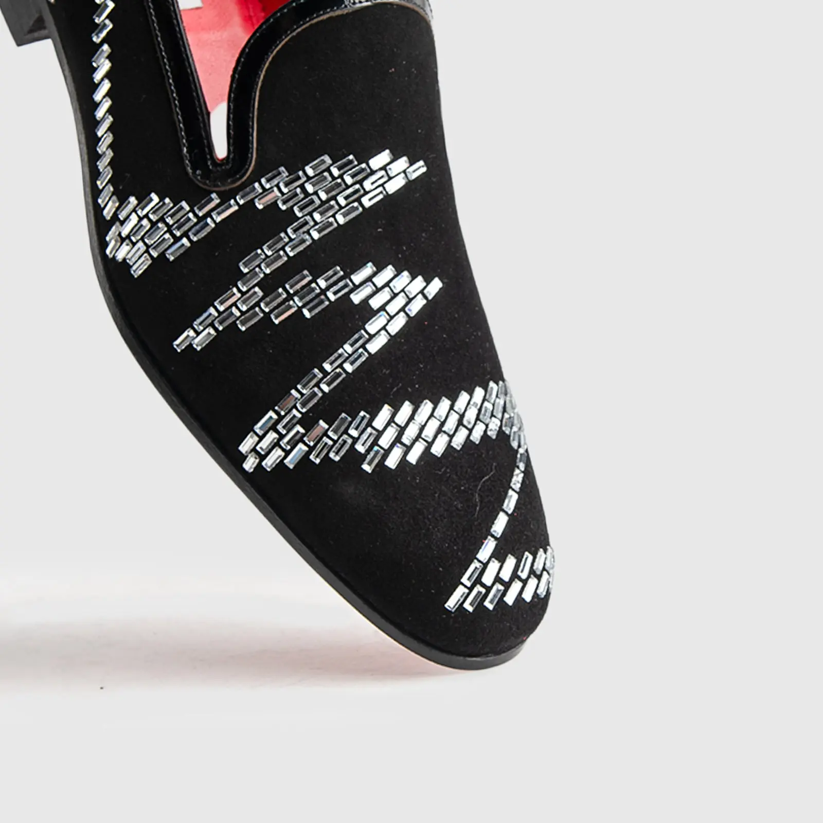 Statement Dress Loafers 1806 Black Suede - Image 5