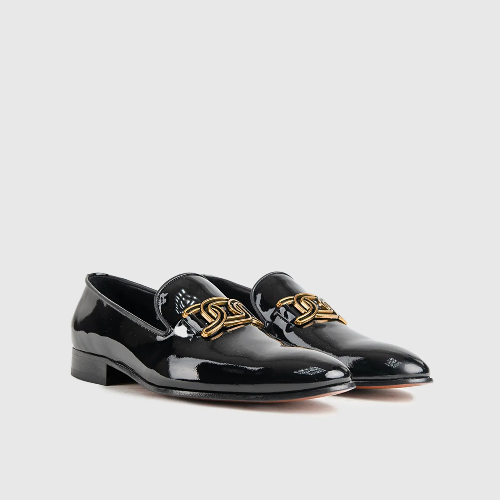 Statement Dress Loafers KZ-12 Black Patent - Image 3