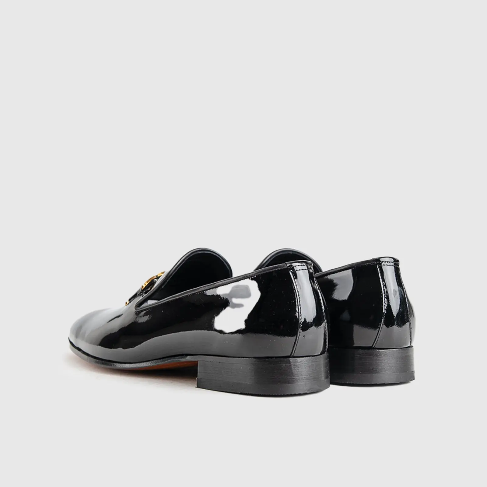 Statement Dress Loafers KZ-12 Black Patent - Image 4