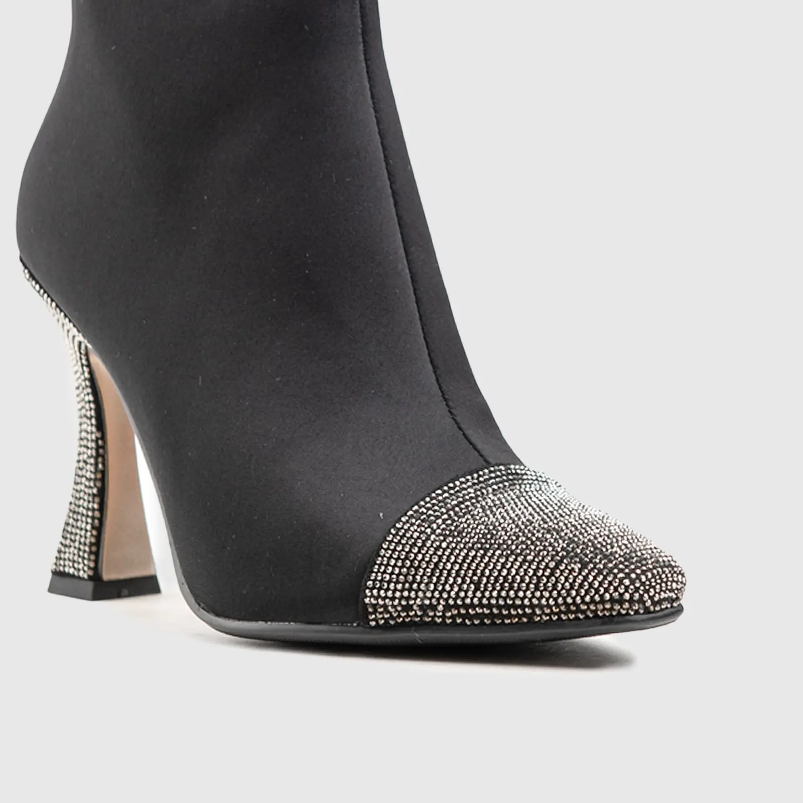 Statement High Heel Long Boot Black Car_038 - Image 4