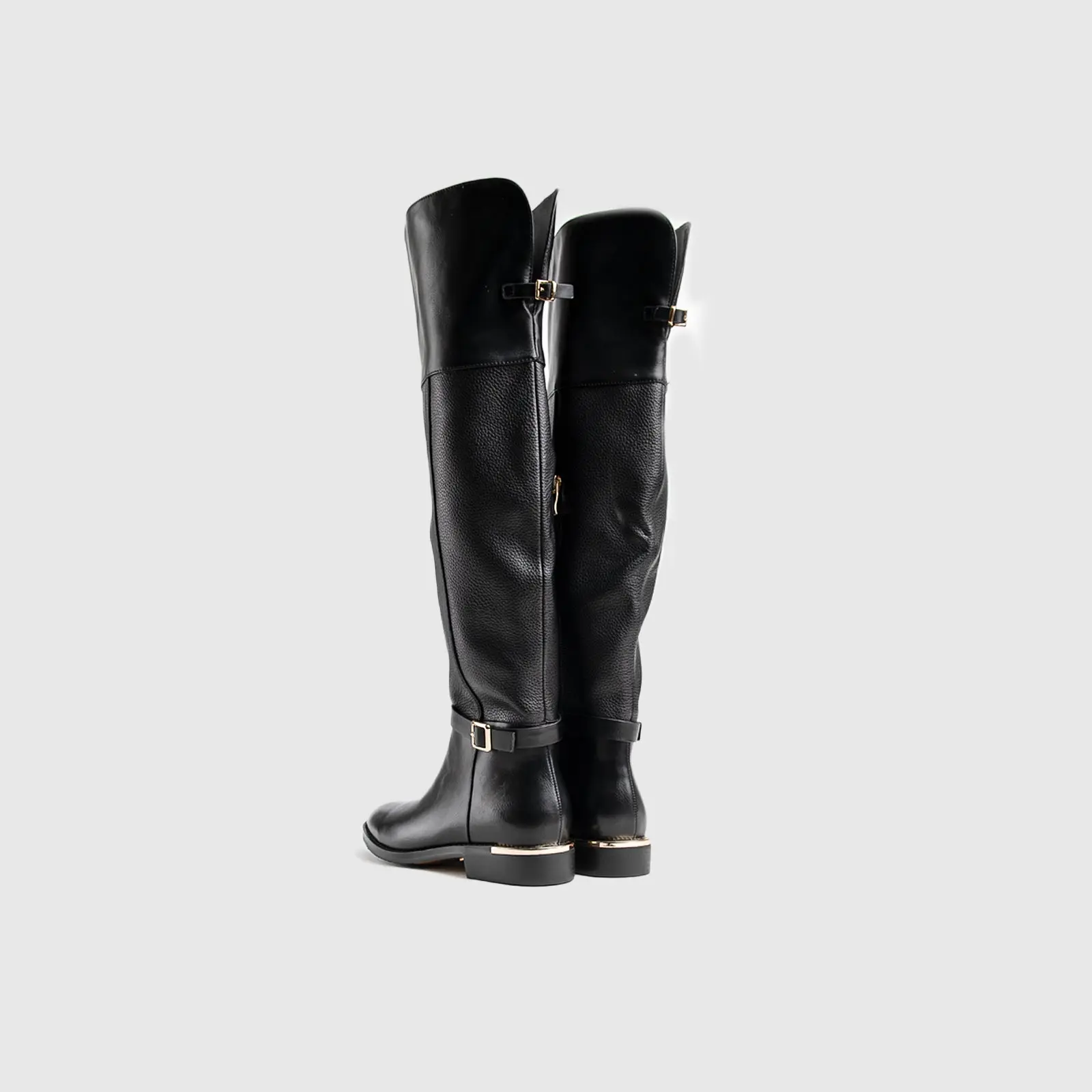 Statement Rider Boot Black Car036 - Image 3