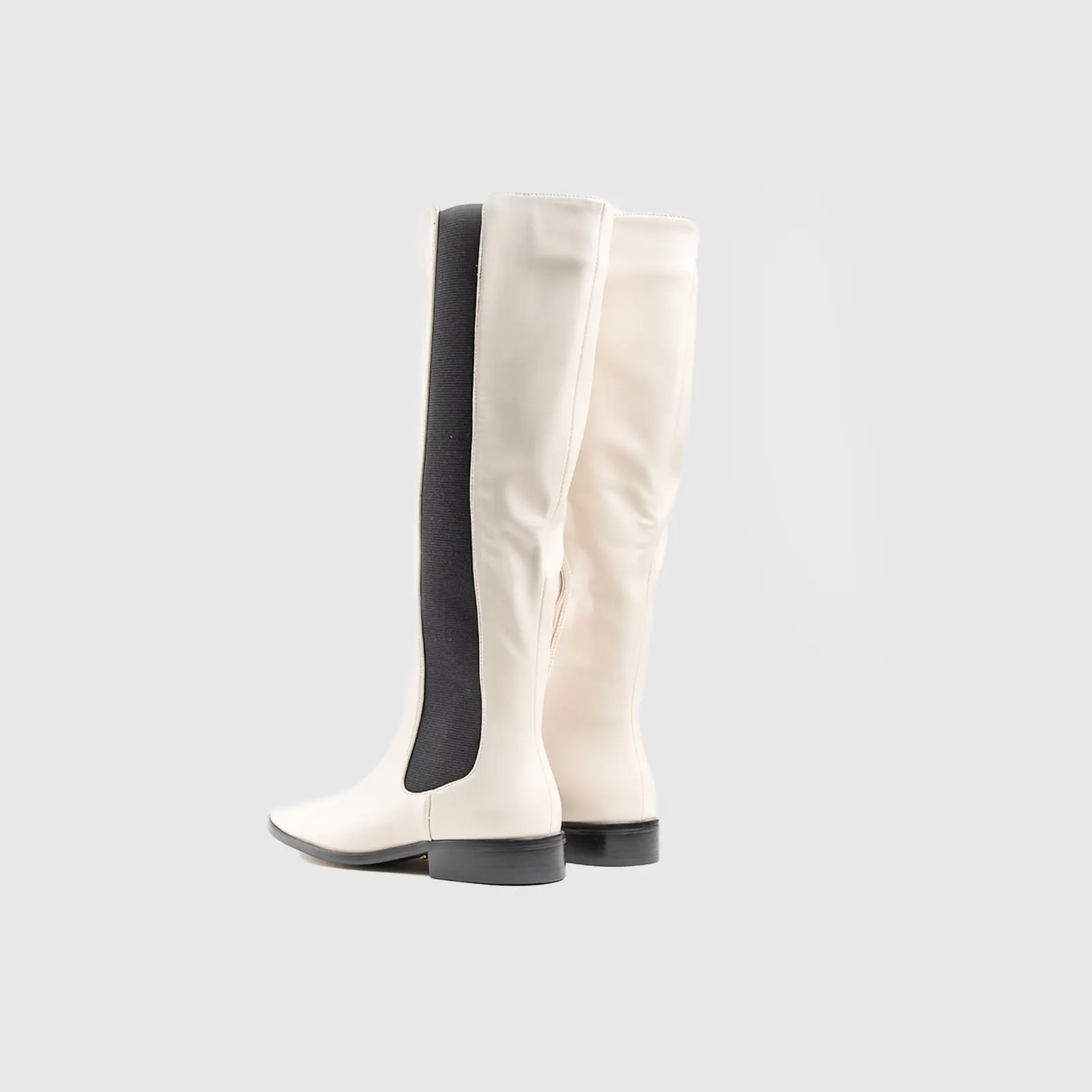 Statement Rider Boot Black/White Car028 - Image 3