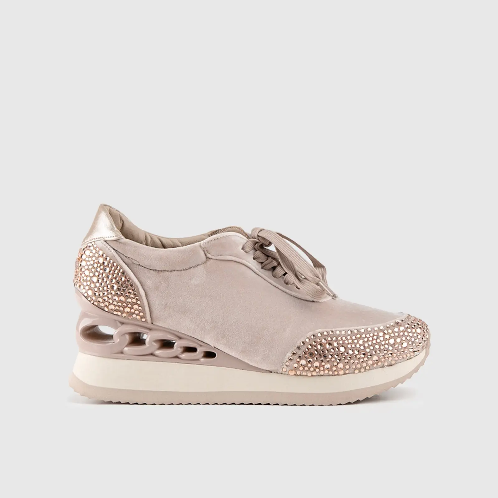 Statement Sneakers Beige SCR02