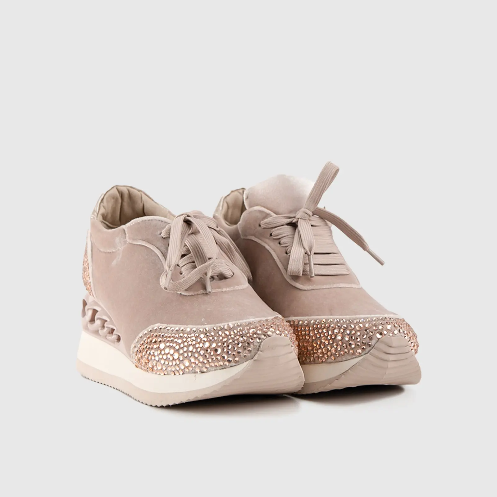 Statement Sneakers Beige SCR02 - Image 2