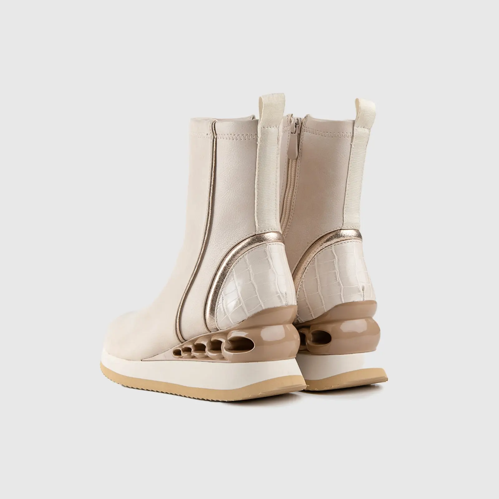 Statement Sneakers Beige SCR04 - Image 3